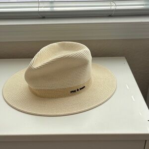 Rag & Bone Cream Fedora Hat